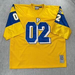 VINTAGE Paco Athletics Shirt Adult 2XL Yellow Football Jersey 02 Streetwear Mens